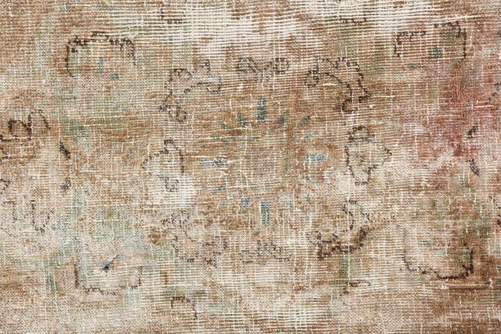 9' 5 x 11' 5 Hand Knotted Ultra Vintage Persian Wool Rug