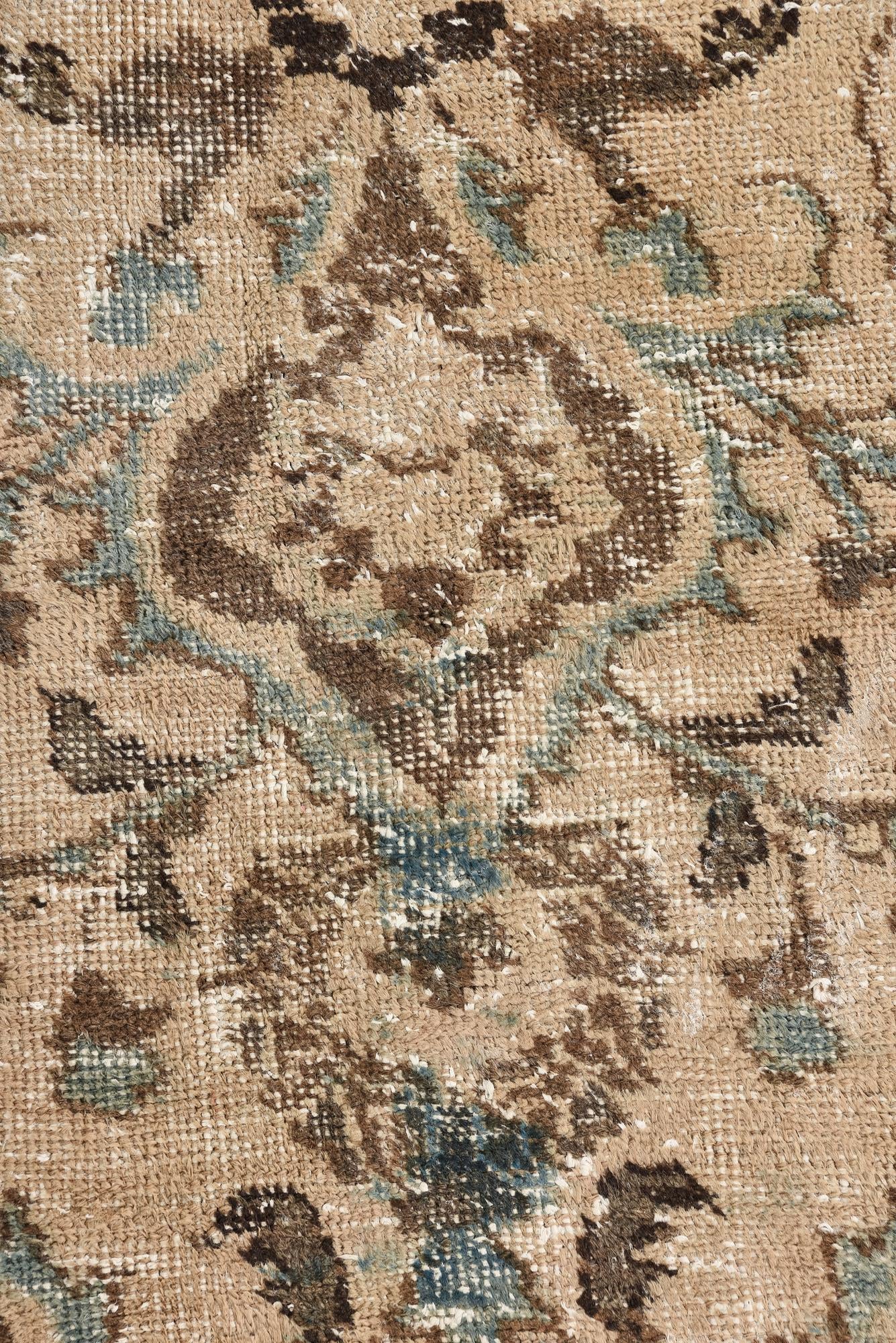 9' 5 x 12' 1 Hand Knotted Ultra Vintage Persian Wool Rug