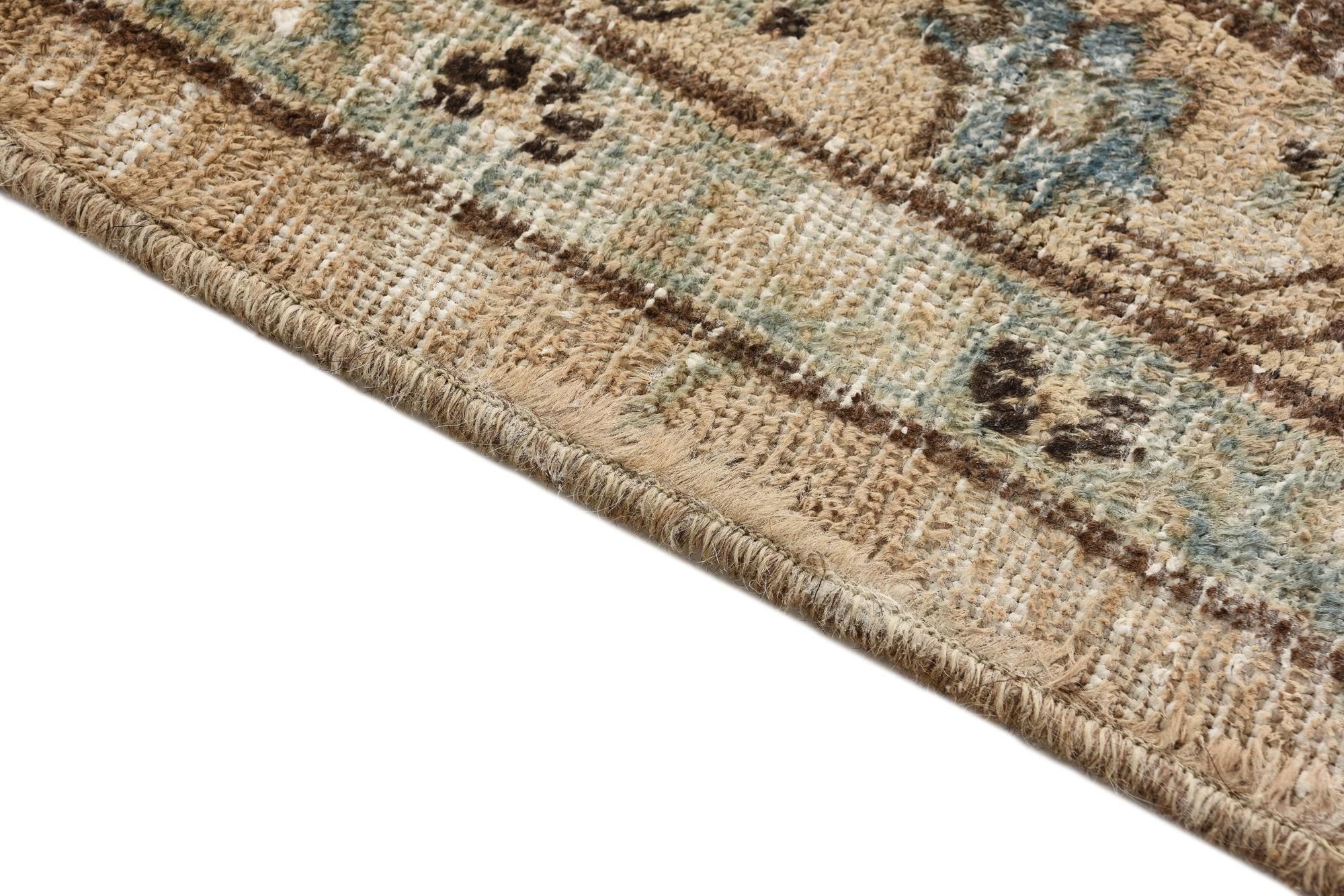 9' 5 x 12' 1 Hand Knotted Ultra Vintage Persian Wool Rug