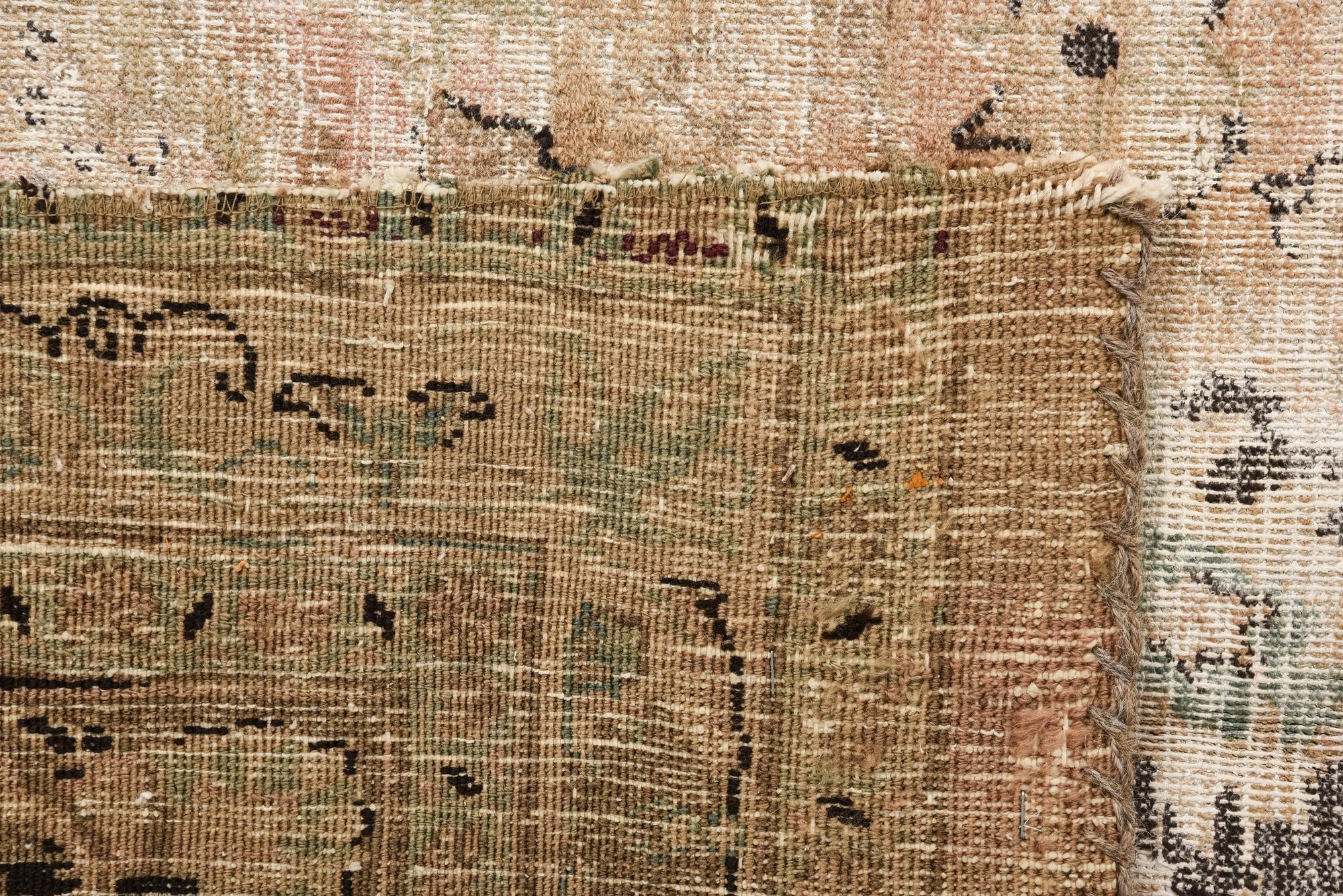 9' 10 x 12' 8 Hand Knotted Ultra Vintage Persian Wool Rug