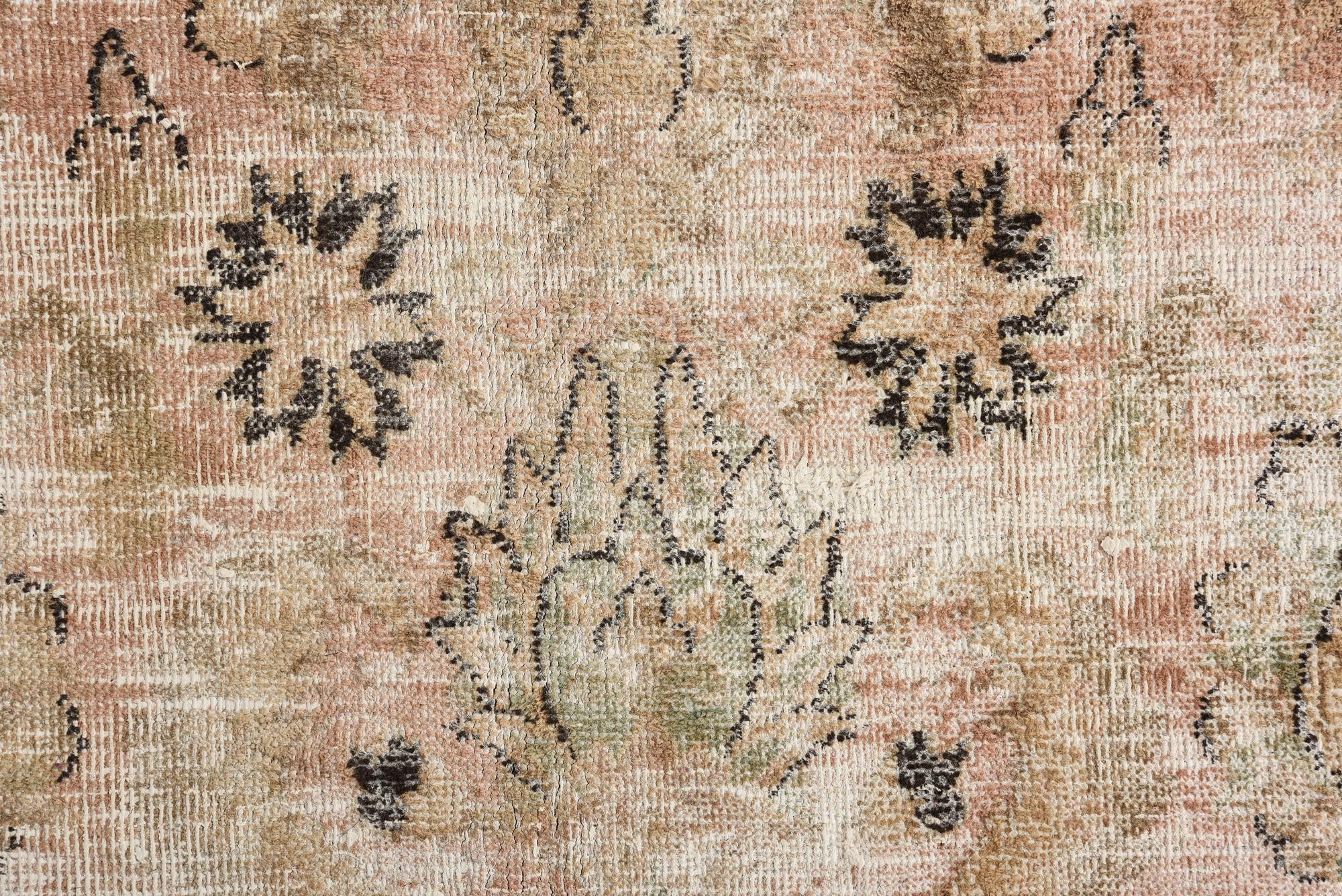 9' 10 x 12' 8 Hand Knotted Ultra Vintage Persian Wool Rug
