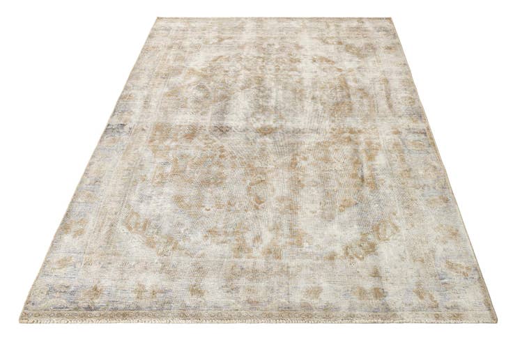 Detail image of 7' 6 x 10' 6 Hand Knotted Ultra Vintage Persian Wool Rug