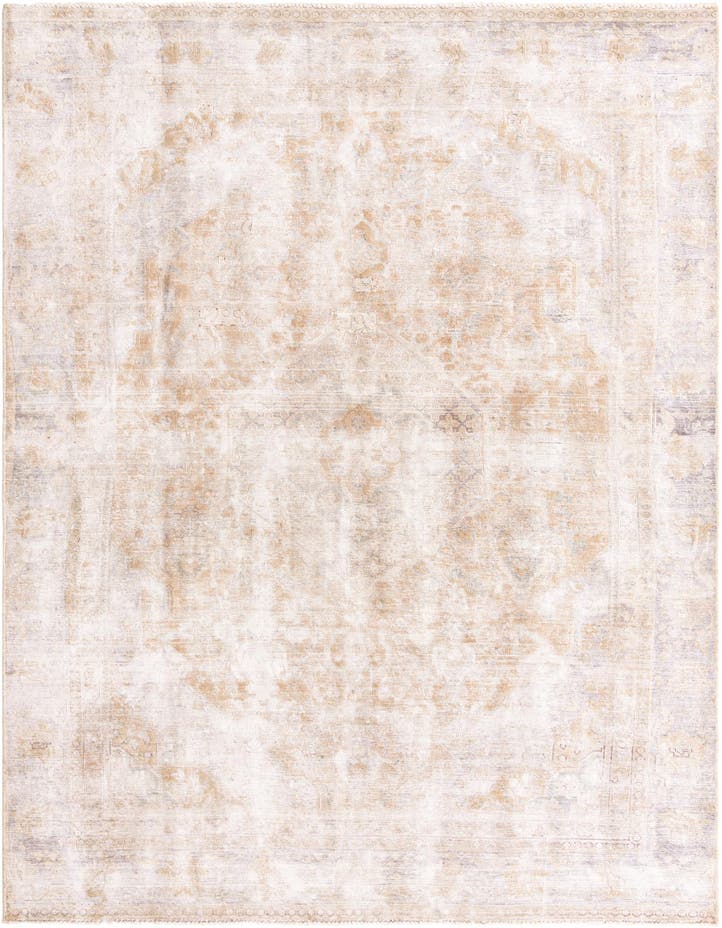  7' 6 x 10' 6  Hand Knotted Ultra Vintage Persian W...
