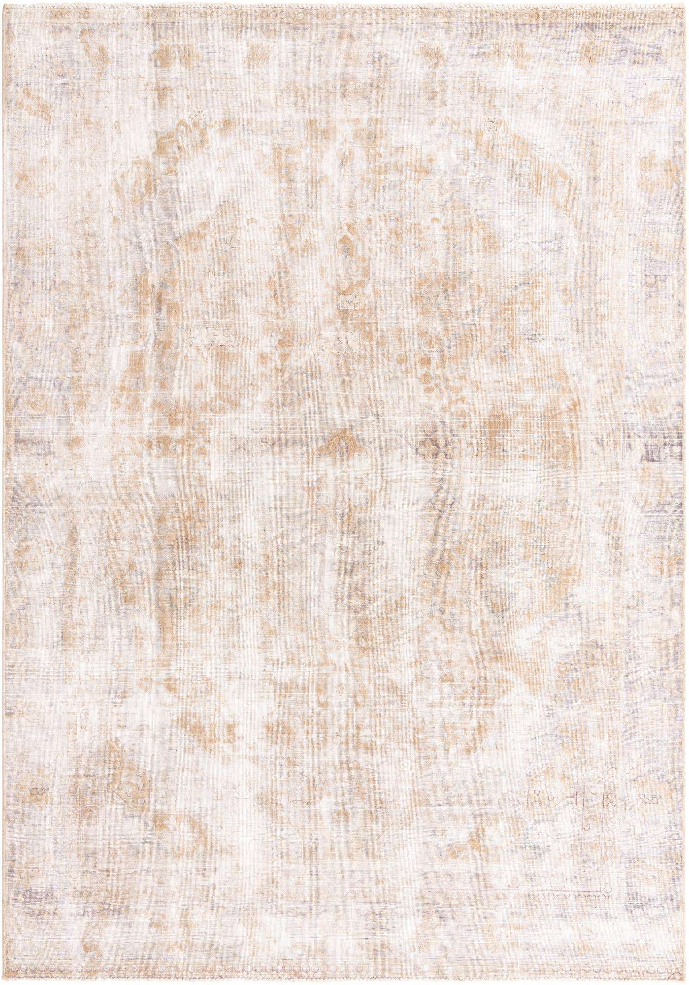 7' 6 x 10' 6 Hand Knotted Ultra Vintage Persian Wool Rug