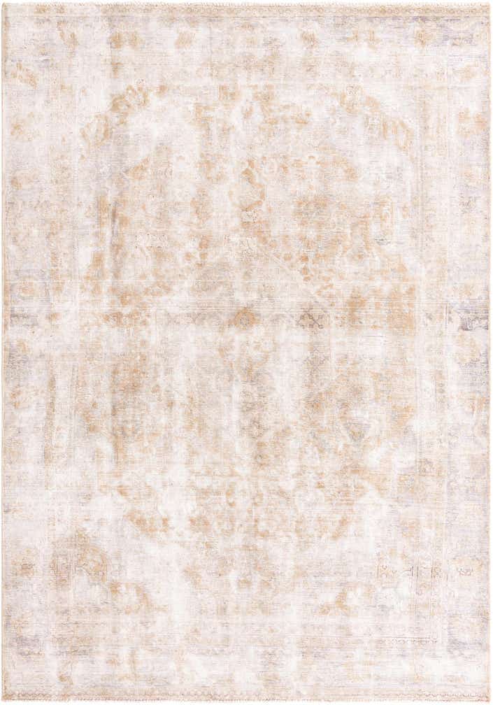 7' 6 x 10' 6 Hand Knotted Ultra Vintage Persian Wool Rug