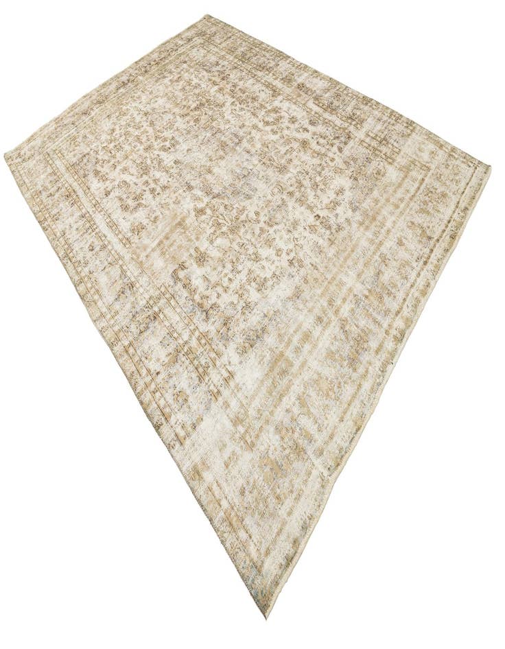 Detail image of 9' 1 x 12' 8  Hand Knotted Ultra Vintage Persian Wool Rug