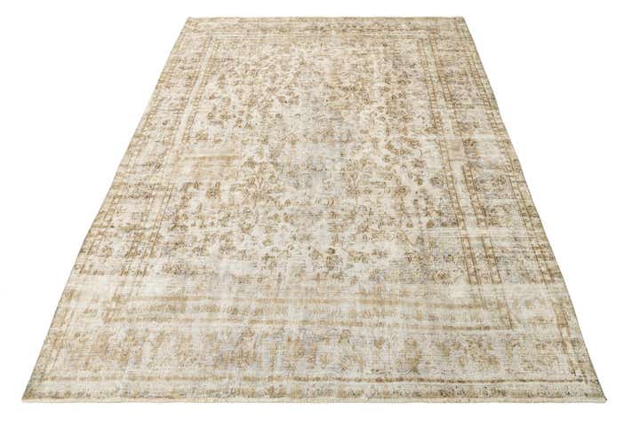 9' 1 x 12' 8 Hand Knotted Ultra Vintage Persian Wool Rug