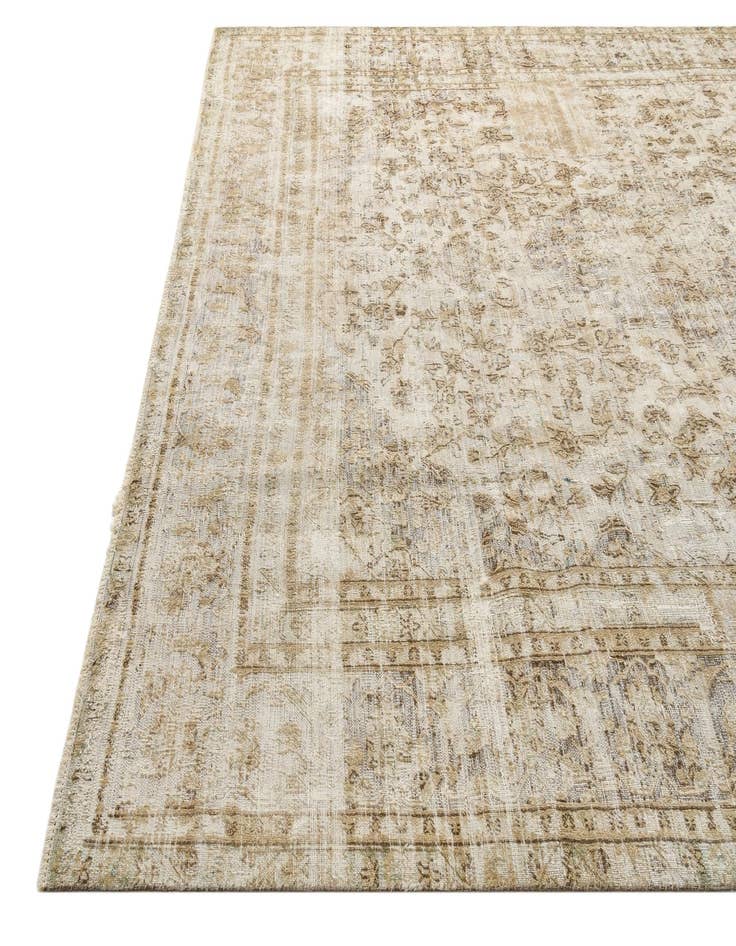 Detail image of 9' 1 x 12' 8  Hand Knotted Ultra Vintage Persian Wool Rug