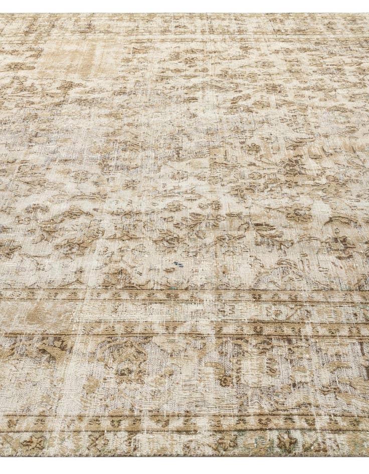 Detail image of 9' 1 x 12' 8  Hand Knotted Ultra Vintage Persian Wool Rug