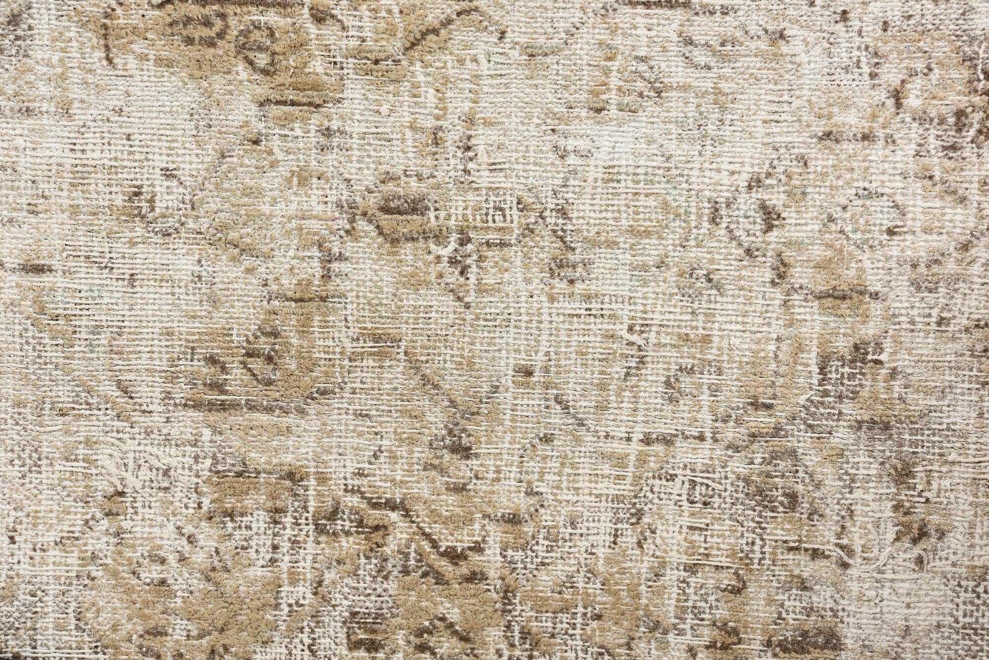 9' 1 x 12' 8 Hand Knotted Ultra Vintage Persian Wool Rug