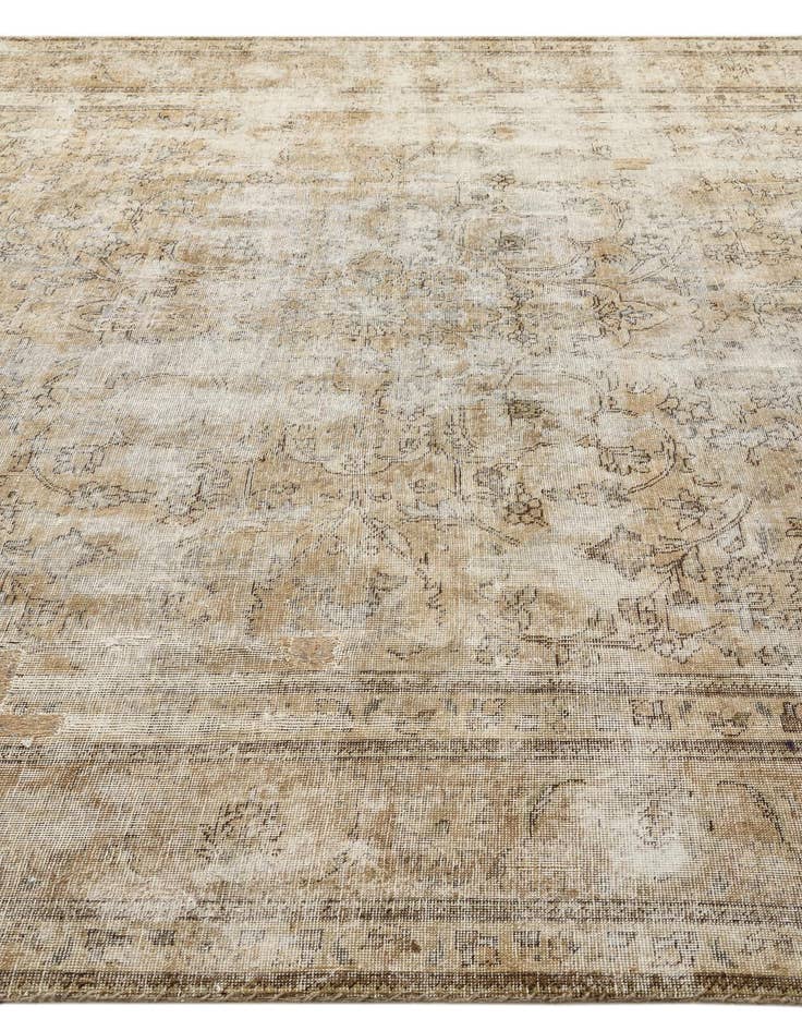 Detail image of 8' 4 x 10' 2  Hand Knotted Ultra Vintage Persian Wool Rug