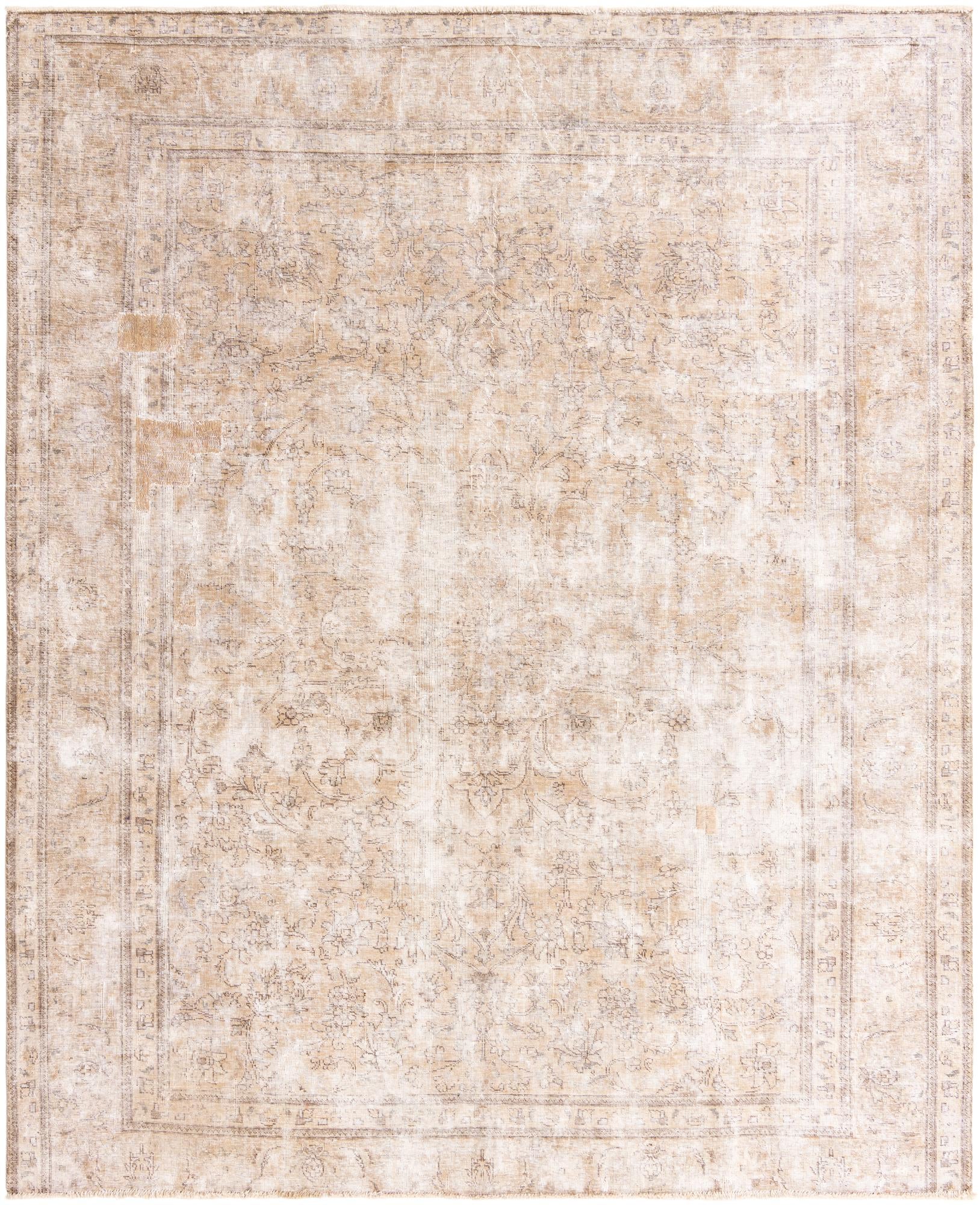 8' 4 x 10' 2 Hand Knotted Ultra Vintage Persian Wool Rug