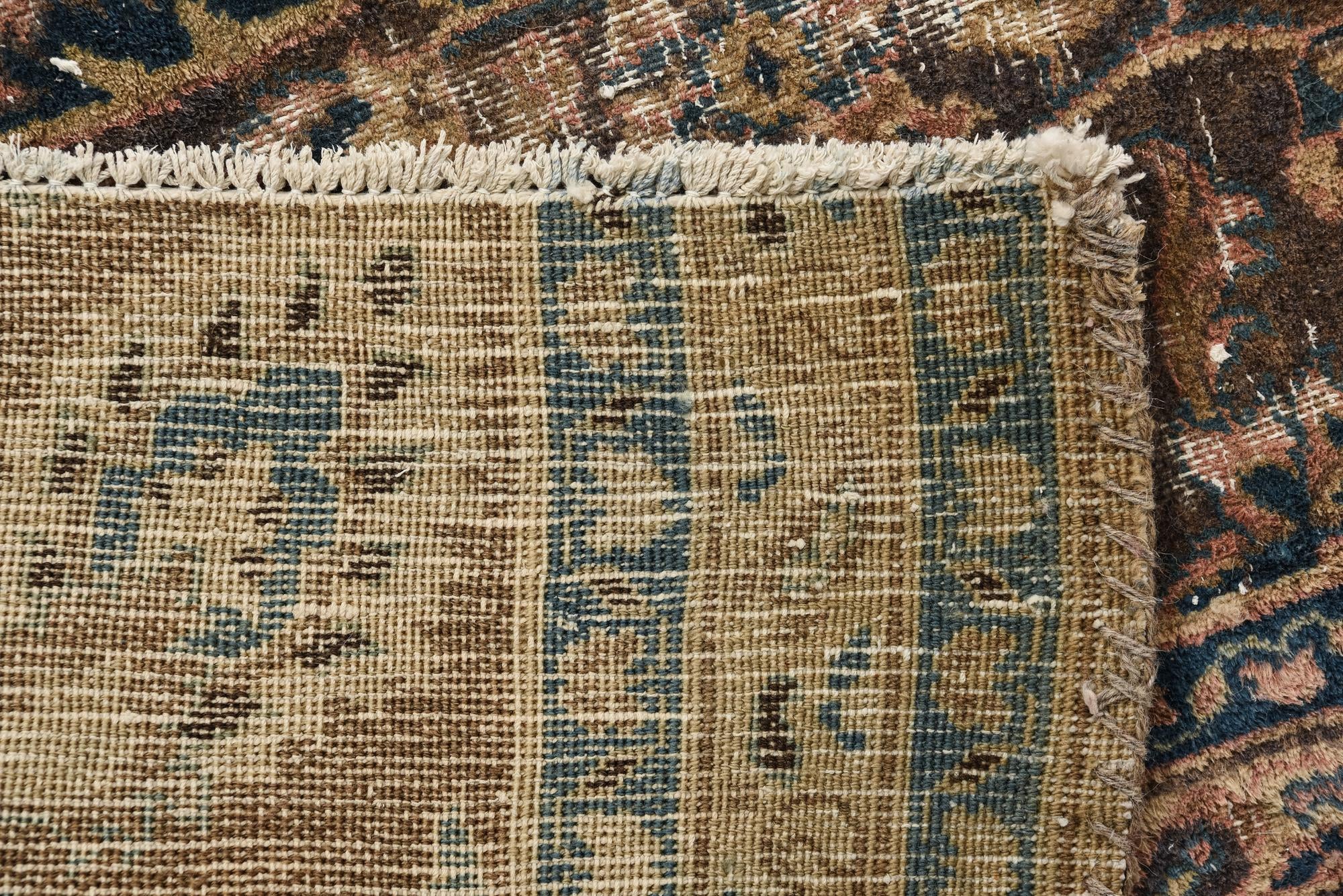 9' 4 x 11' 6 Hand Knotted Ultra Vintage Persian Wool Rug