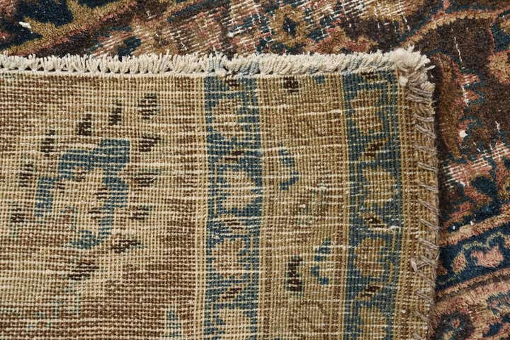 9' 4 x 11' 6 Hand Knotted Ultra Vintage Persian Wool Rug