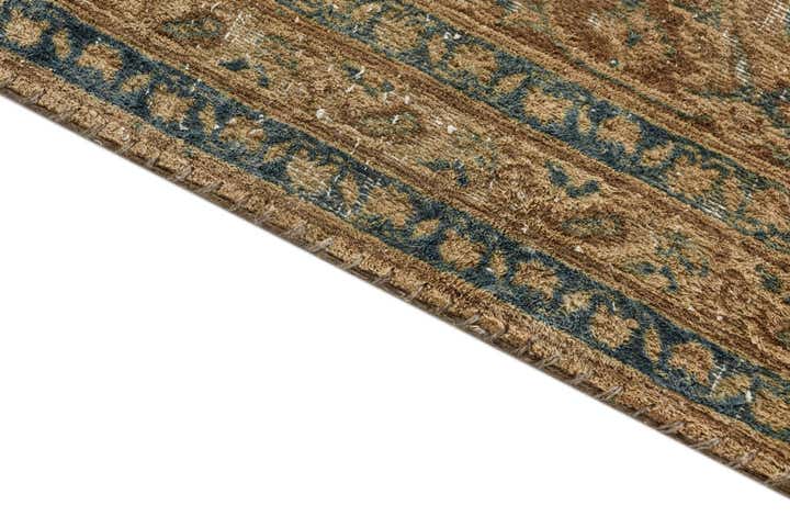 9' 4 x 11' 6 Hand Knotted Ultra Vintage Persian Wool Rug