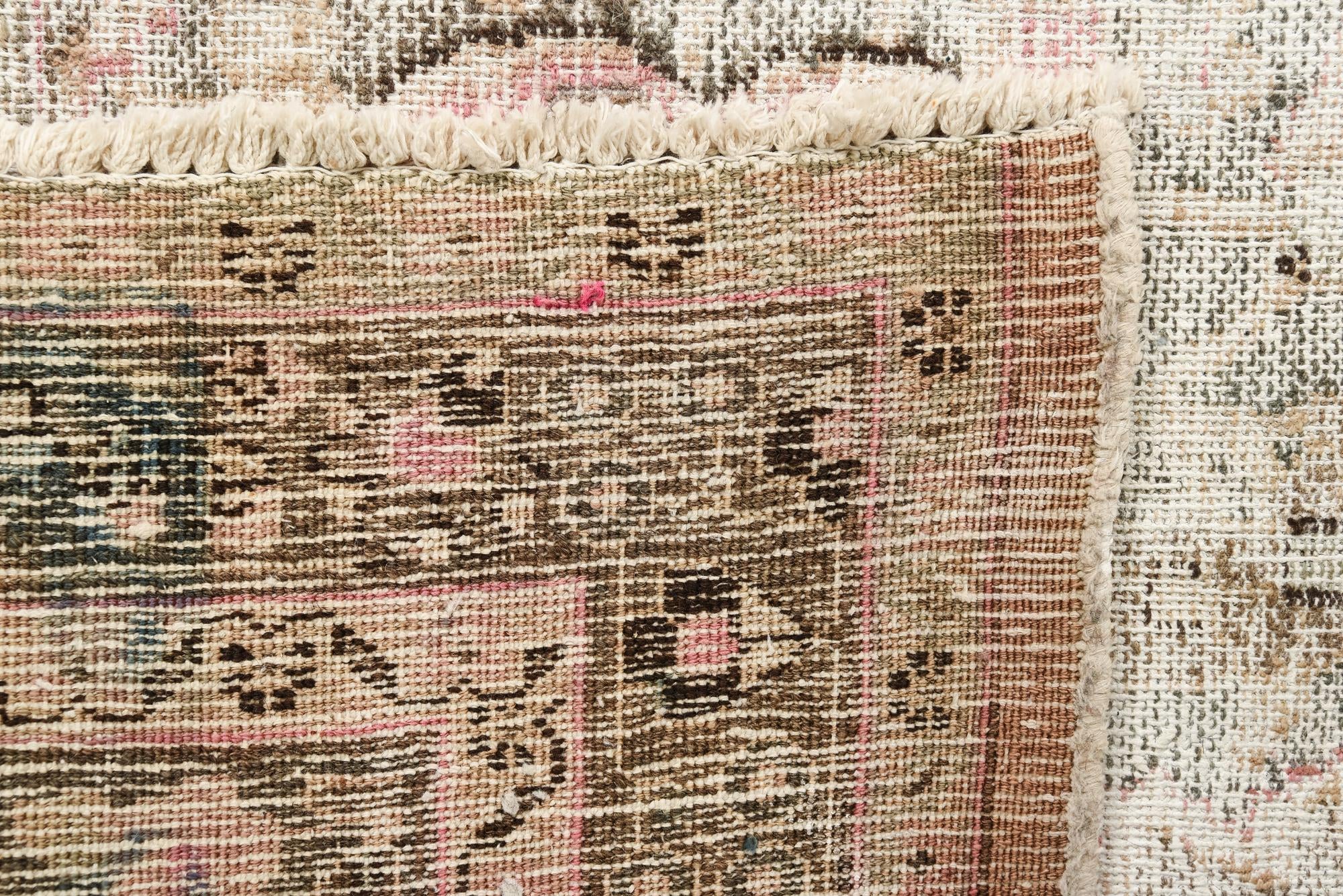 10' x 12' 10 Hand Knotted Ultra Vintage Persian Wool Rug