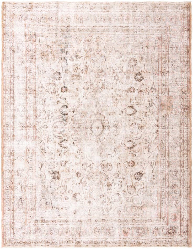 Detail image of 10' x 12' 10 Hand Knotted Ultra Vintage Persian Wool Rug