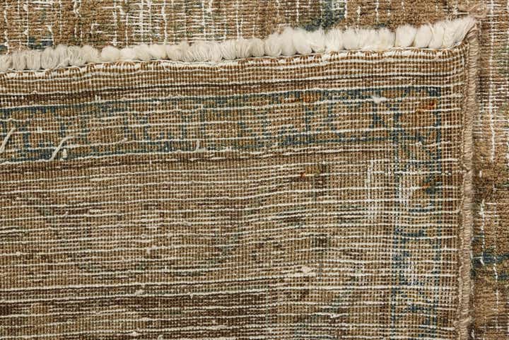 9' 9 x 12' 6 Hand Knotted Ultra Vintage Persian Wool Rug