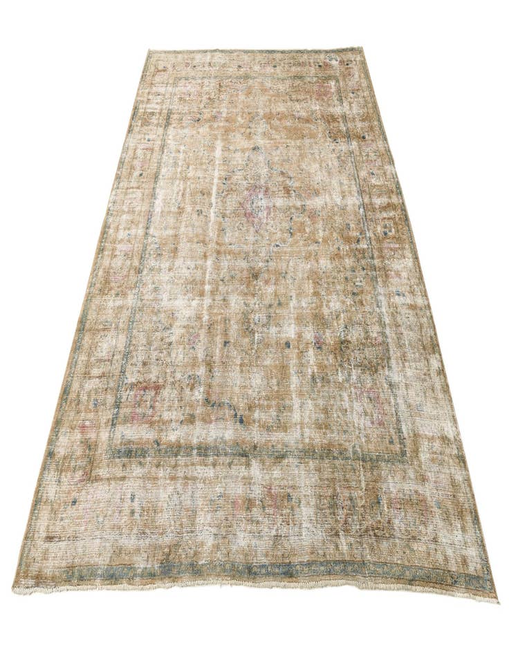 Detail image of 9' 9 x 12' 6  Hand Knotted Ultra Vintage Persian Wool Rug