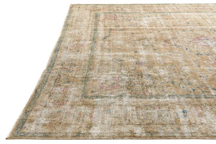 9' 9 x 12' 6 Hand Knotted Ultra Vintage Persian Wool Rug
