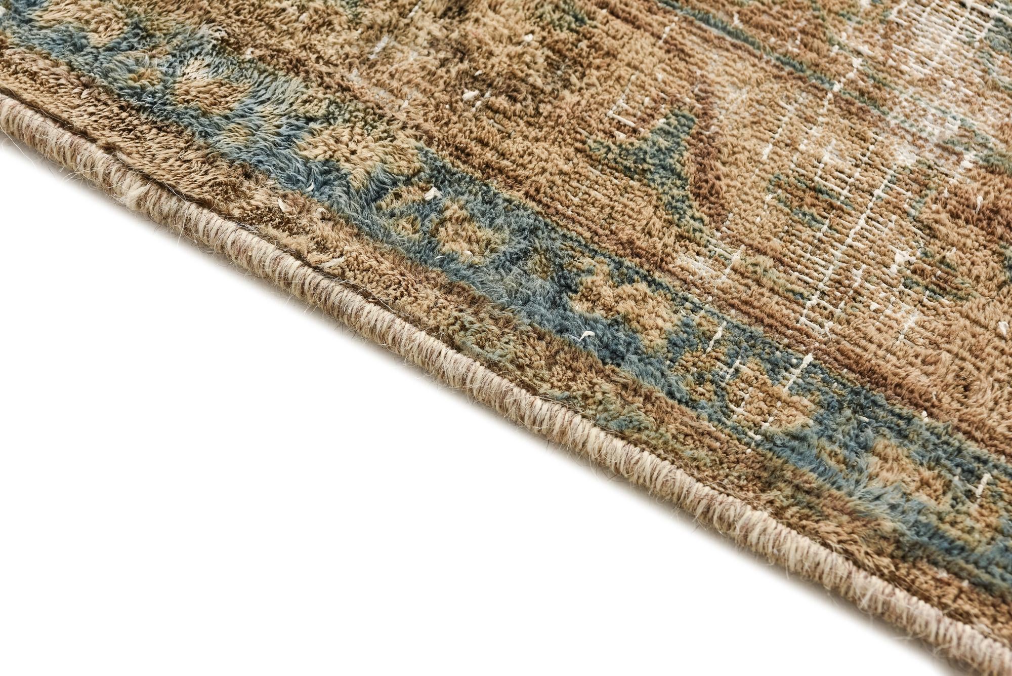 9' 9 x 12' 6 Hand Knotted Ultra Vintage Persian Wool Rug