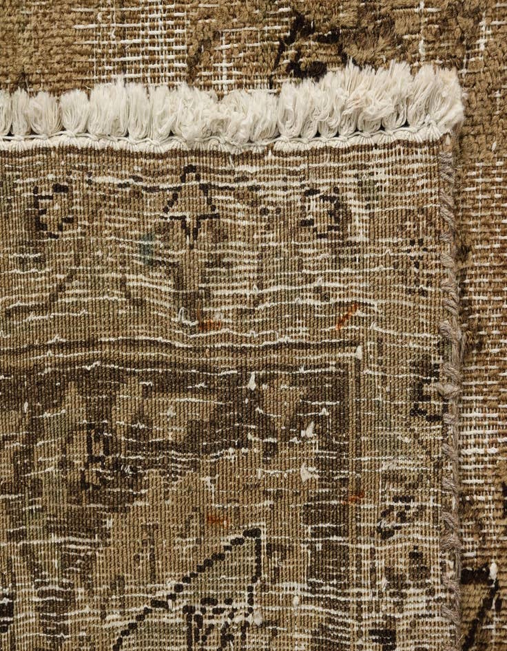 Detail image of 9' 2 x 11' 7  Hand Knotted Ultra Vintage Persian Wool Rug