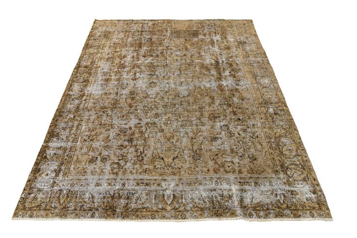 Detail image of 9' 2 x 11' 7 Hand Knotted Ultra Vintage Persian Wool Rug