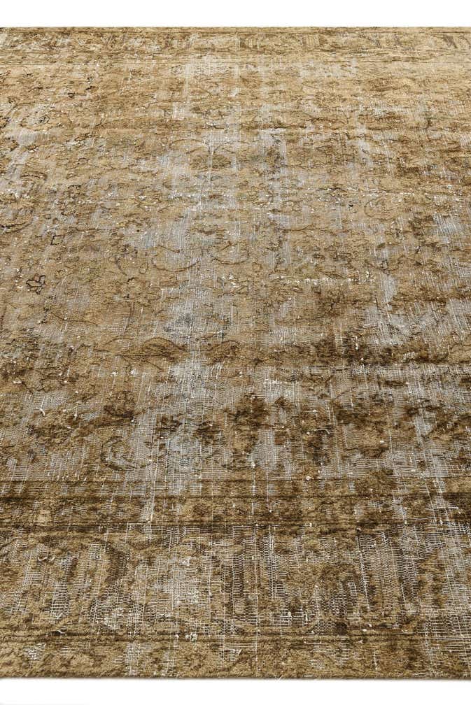 9' 2 x 11' 7 Hand Knotted Ultra Vintage Persian Wool Rug