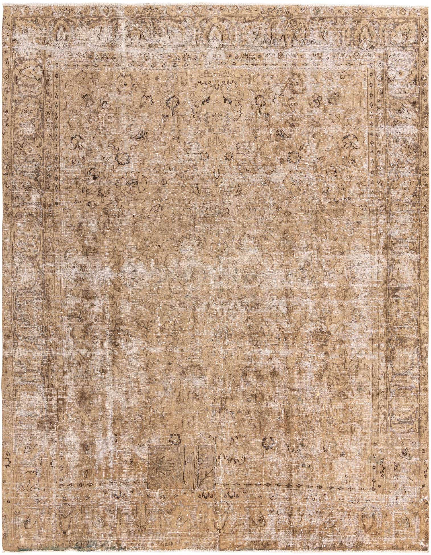 Primary image 9' 2 x 11' 7  Hand Knotted Ultra Vintage Persian Wool Rug