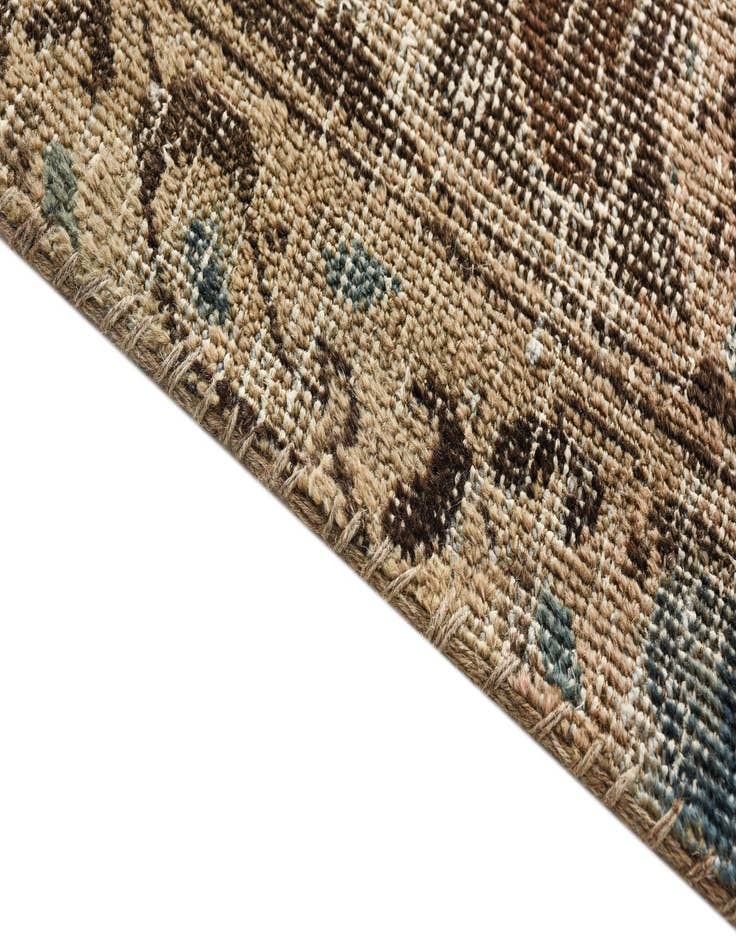 Detail image of 9' 5 x 13'  Hand Knotted Ultra Vintage Persian Wool Rug