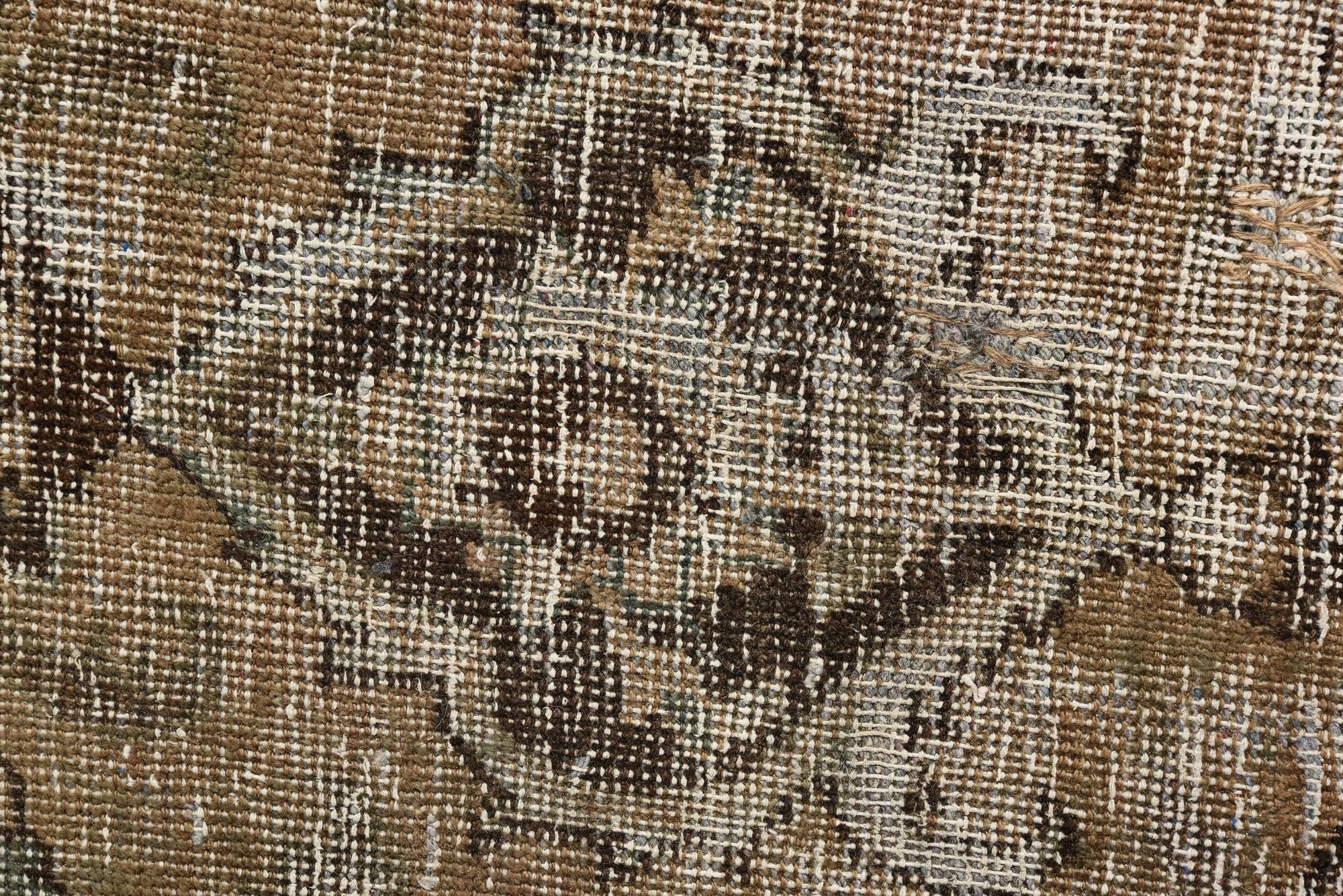 9' 5 x 13' Hand Knotted Ultra Vintage Persian Wool Rug