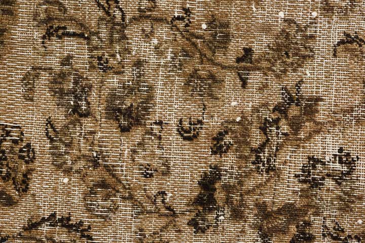 9' x 11' 9 Hand Knotted Ultra Vintage Persian Wool Rug