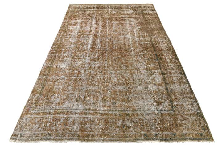 8' 4 x 12' 10 Hand Knotted Ultra Vintage Persian Wool Rug