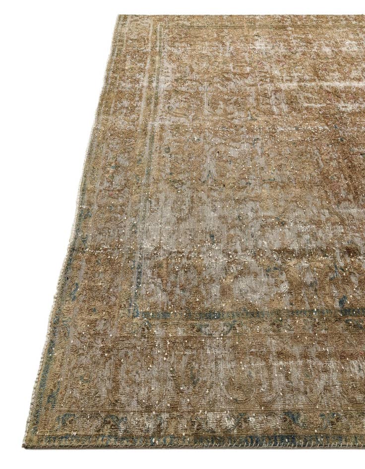 Detail image of 8' 4 x 12' 10  Hand Knotted Ultra Vintage Persian Wool Rug