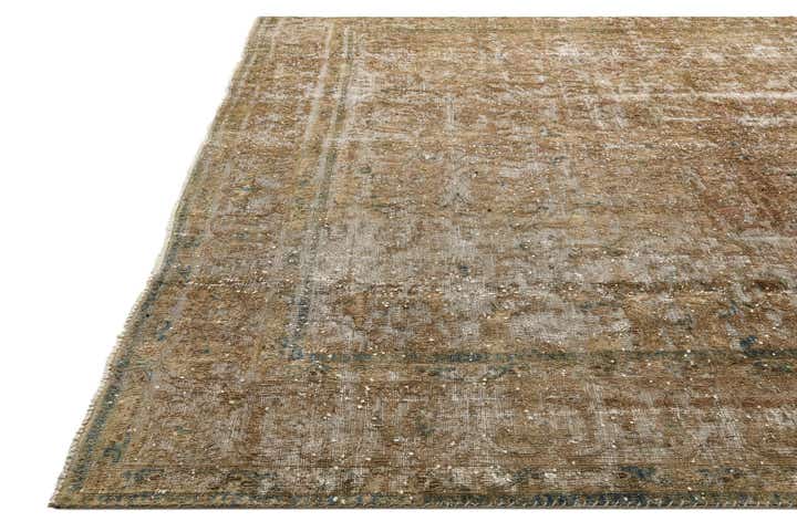 8' 4 x 12' 10 Hand Knotted Ultra Vintage Persian Wool Rug