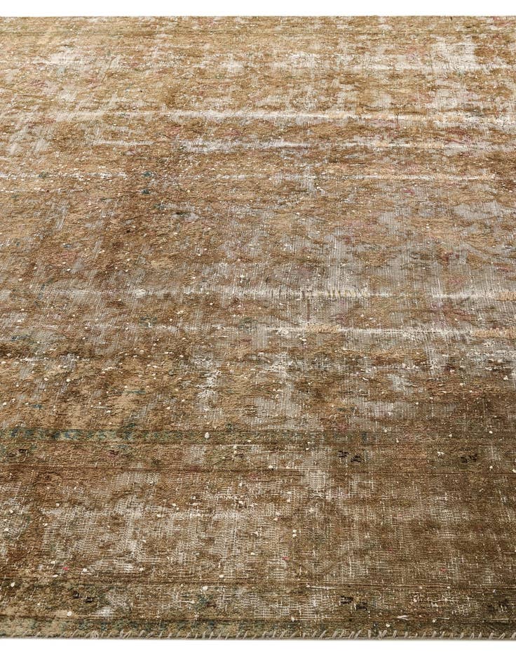 Detail image of 8' 4 x 12' 10  Hand Knotted Ultra Vintage Persian Wool Rug