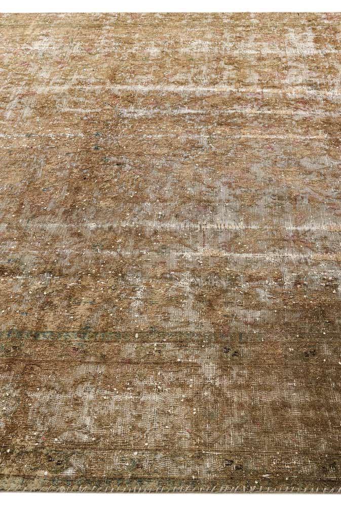 8' 4 x 12' 10 Hand Knotted Ultra Vintage Persian Wool Rug