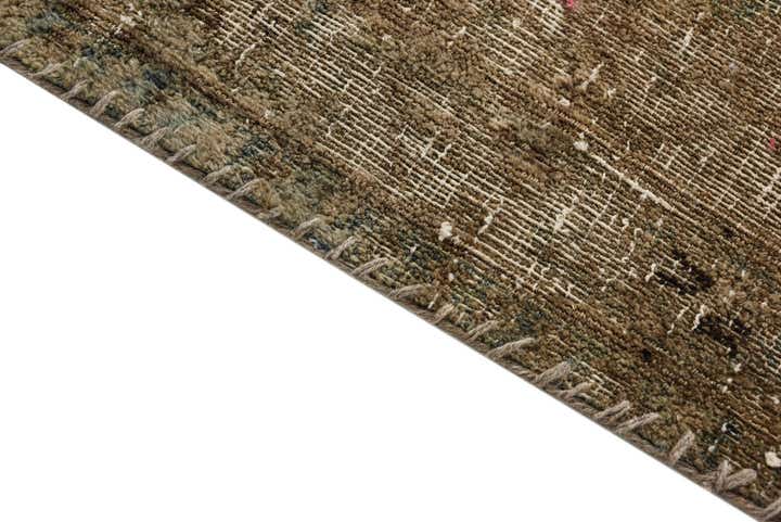 8' 4 x 12' 10 Hand Knotted Ultra Vintage Persian Wool Rug