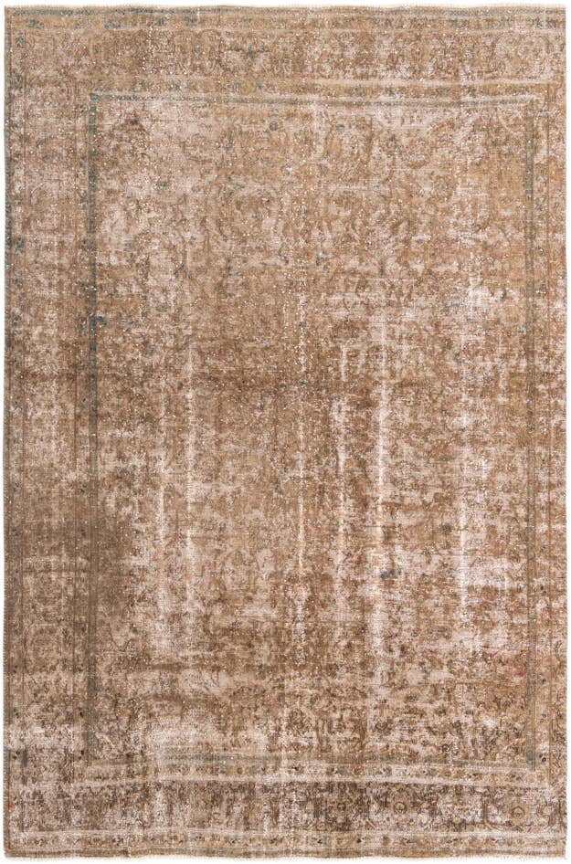 Detail image of 8' 4 x 12' 10 Hand Knotted Ultra Vintage Persian Wool Rug