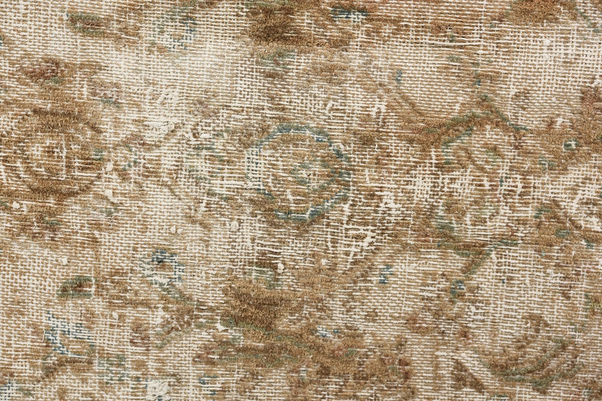 8' 8 x 12' 4 Hand Knotted Ultra Vintage Persian Wool Rug