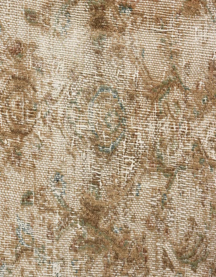 Detail image of 8' 8 x 12' 4  Hand Knotted Ultra Vintage Persian Wool Rug