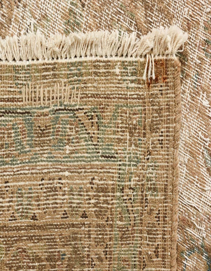 Detail image of 8' 8 x 12' 4  Hand Knotted Ultra Vintage Persian Wool Rug