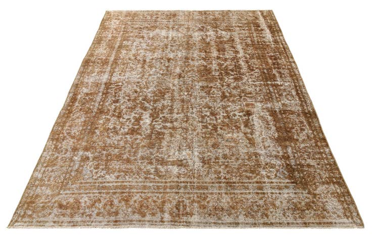 Detail image of 9' x 11' 9 Hand Knotted Ultra Vintage Persian Wool Rug