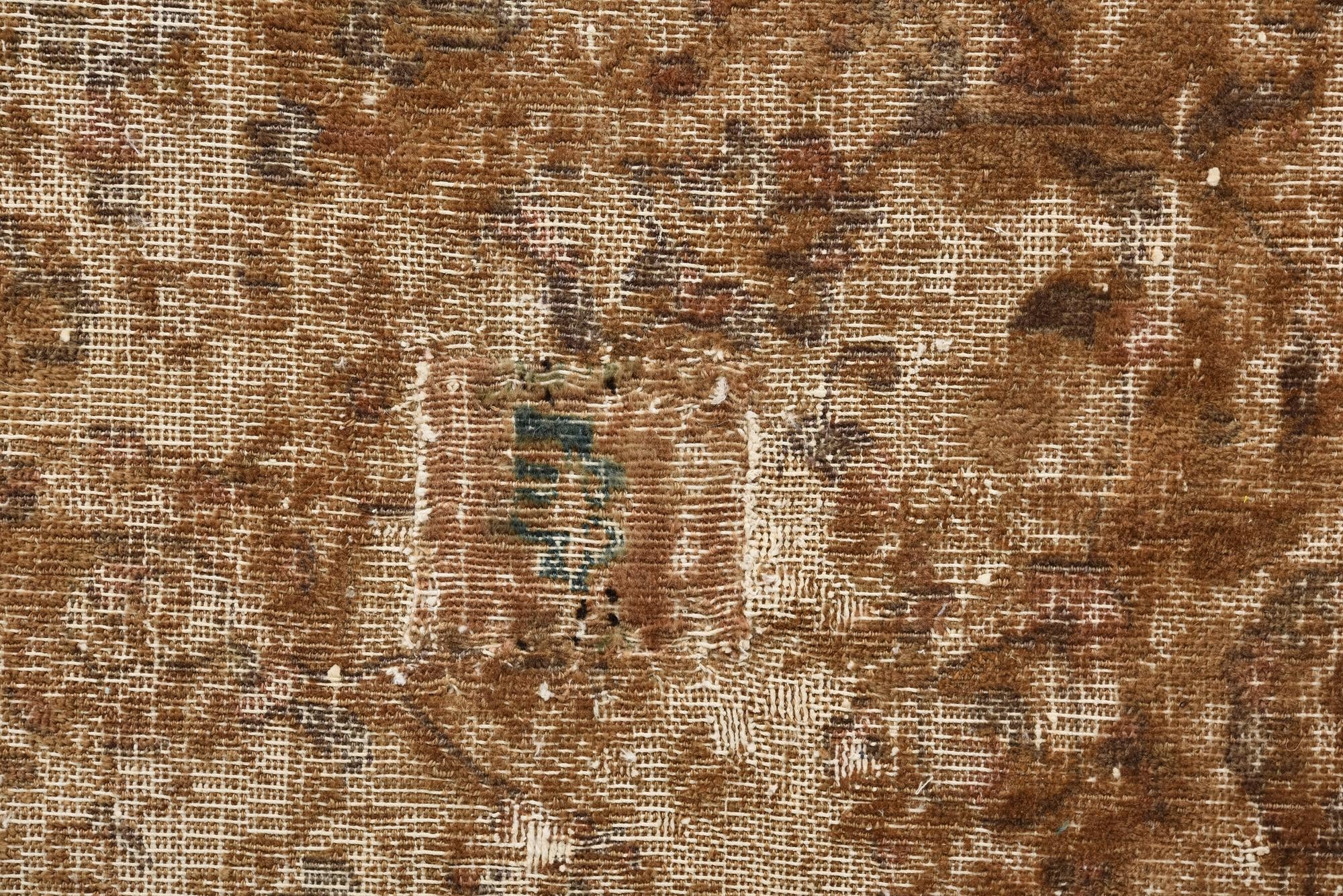 9' x 11' 9 Hand Knotted Ultra Vintage Persian Wool Rug