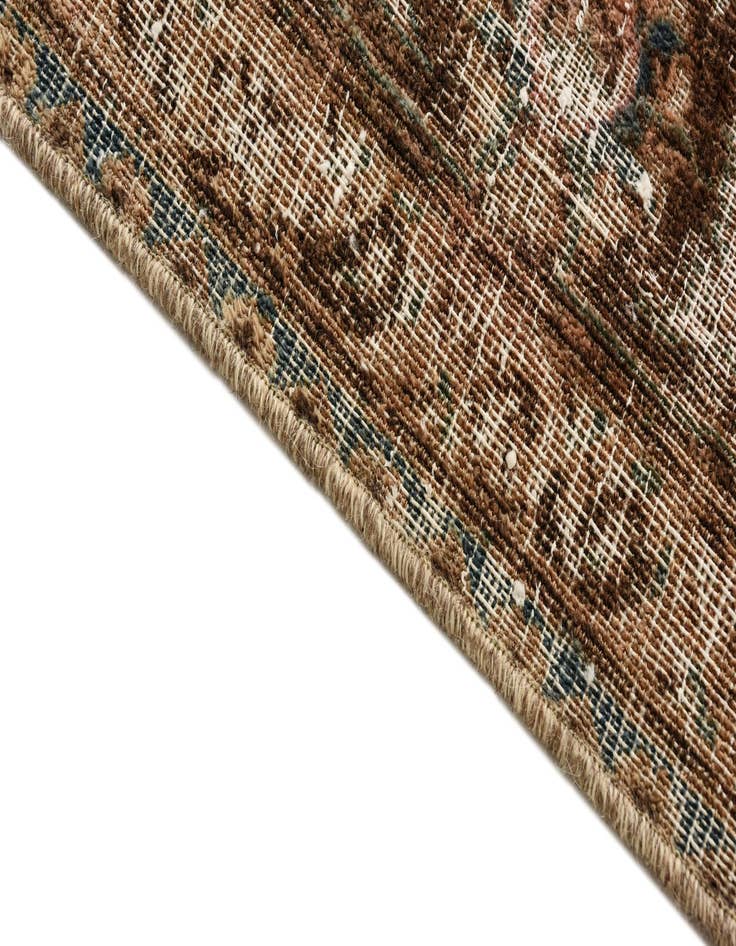 Detail image of 6' 4 x 9' 5  Hand Knotted Ultra Vintage Persian Wool Rug