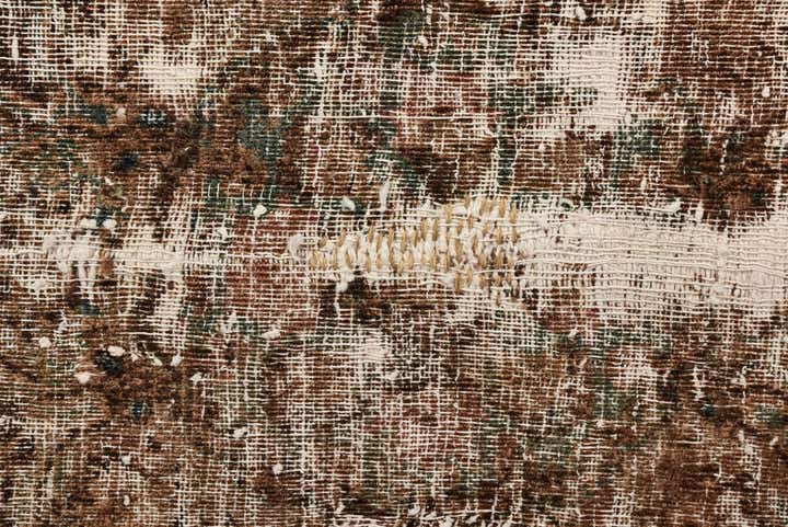 6' 4 x 9' 5 Hand Knotted Ultra Vintage Persian Wool Rug