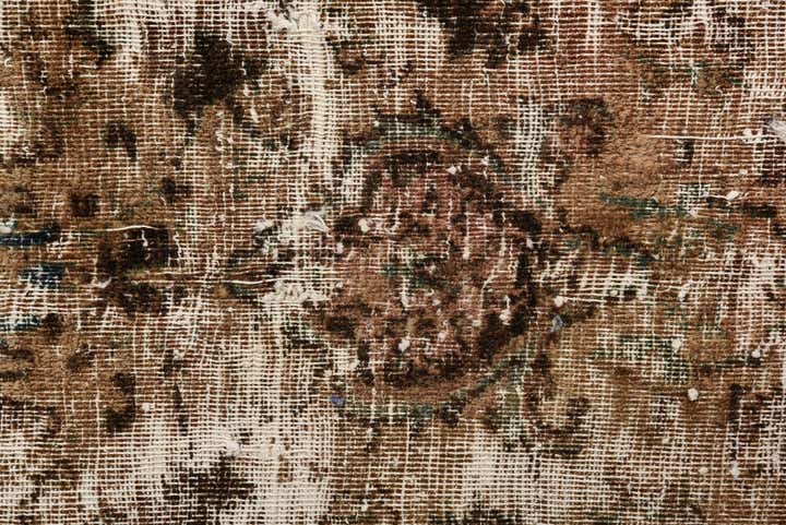 6' 4 x 9' 5 Hand Knotted Ultra Vintage Persian Wool Rug