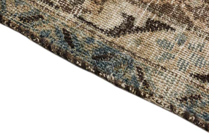 9' 10 x 12' 10 Hand Knotted Ultra Vintage Persian Wool Rug