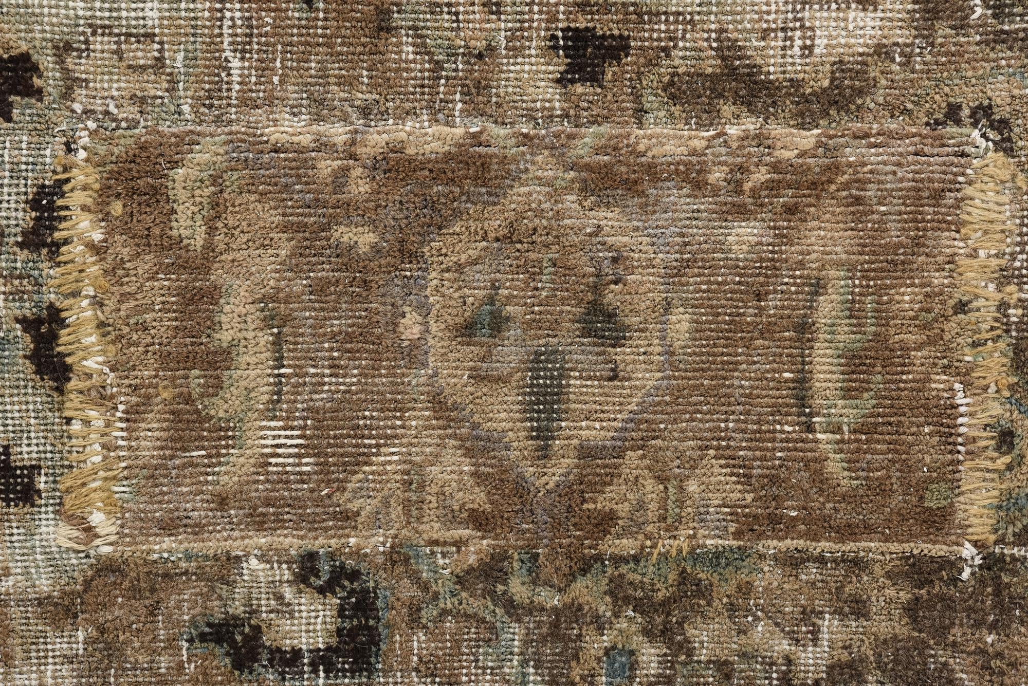 9' 10 x 12' 10 Hand Knotted Ultra Vintage Persian Wool Rug