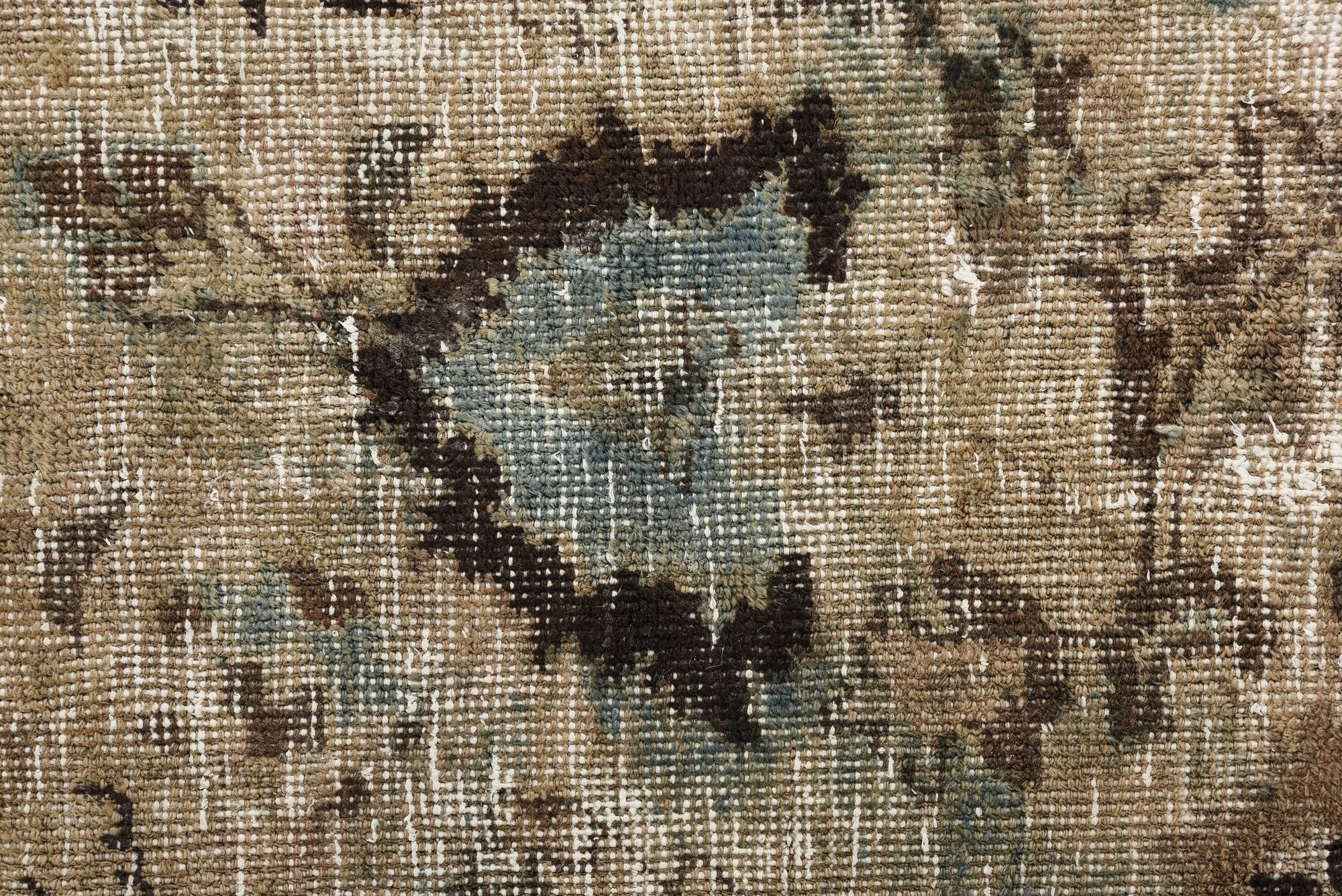 9' 10 x 12' 10 Hand Knotted Ultra Vintage Persian Wool Rug